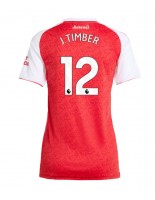 Ženske Nogometnih dresov Arsenal Jurrien Timber #12 Domači 2025-26 Kratki rokavi